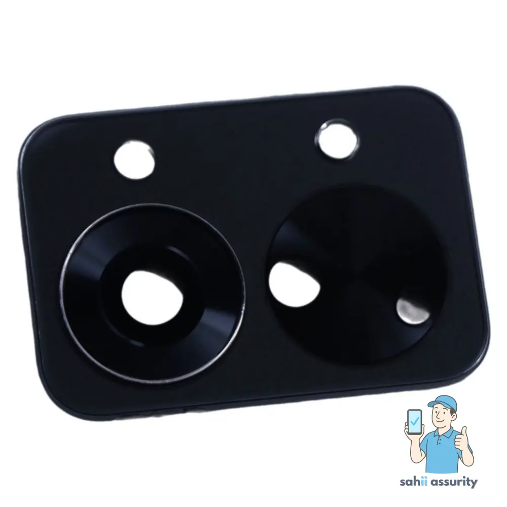 Camera Lens Glass with Frame for OnePlus Nord 2T 5G Black